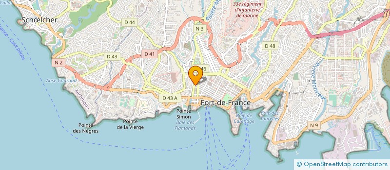 localisation de l'entreprise MONSIEUR ROBERT ARON à FORT-DE-FRANCE