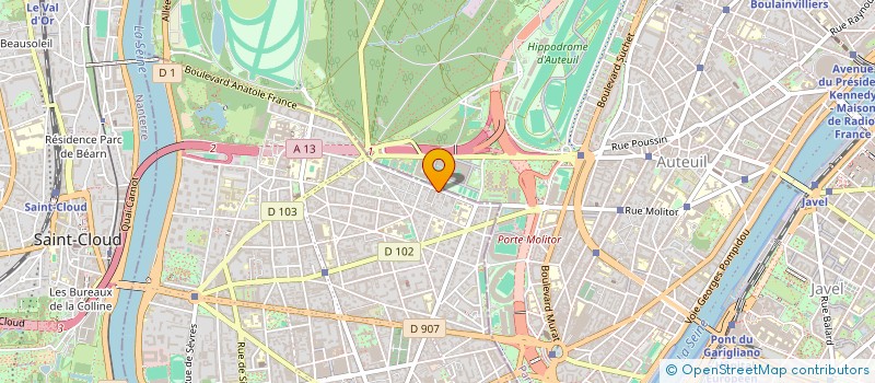 localisation de l'entreprise MONSIEUR ROBERT ATLANI  BOULOGNE-BILLANCOURT