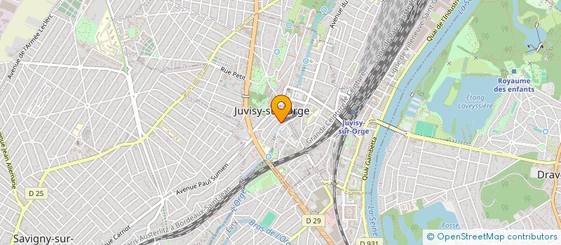 localisation de l'entreprise MONSIEUR ROBERT AUFAUVRE à JUVISY-SUR-ORGE
