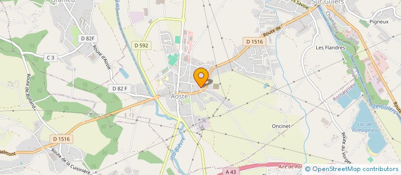 localisation de l'entreprise MONSIEUR ROBERT-AURAS ADAM  AOSTE