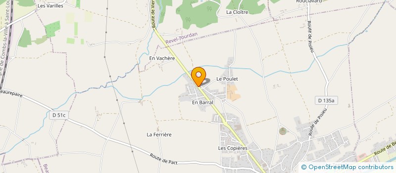 localisation de l'entreprise MONSIEUR ROBERT AVALLET  BEAUREPAIRE