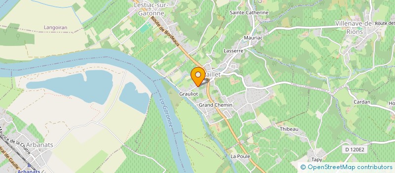 localisation de l'entreprise MONSIEUR ROBERT AYNAUD à PAILLET