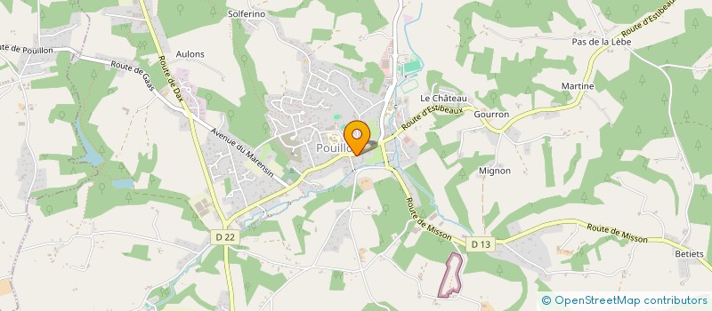 localisation de l'entreprise MONSIEUR ROBERT BACHACOU à POUILLON