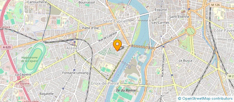 localisation de l'entreprise MONSIEUR ROBERT BAGET  TOULOUSE