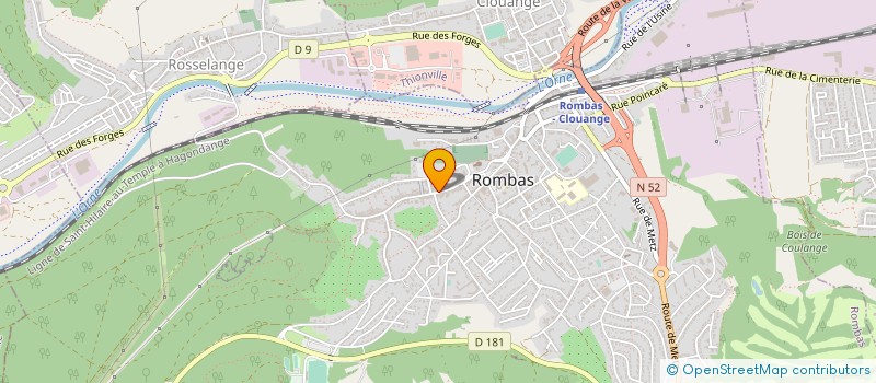 localisation de l'entreprise MONSIEUR ROBERT BALDAUF  ROMBAS