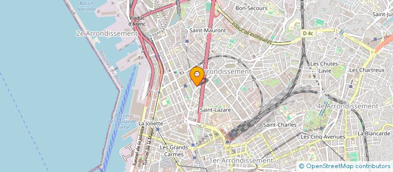 localisation de l'entreprise MONSIEUR ROBERT BALDI à MARSEILLE