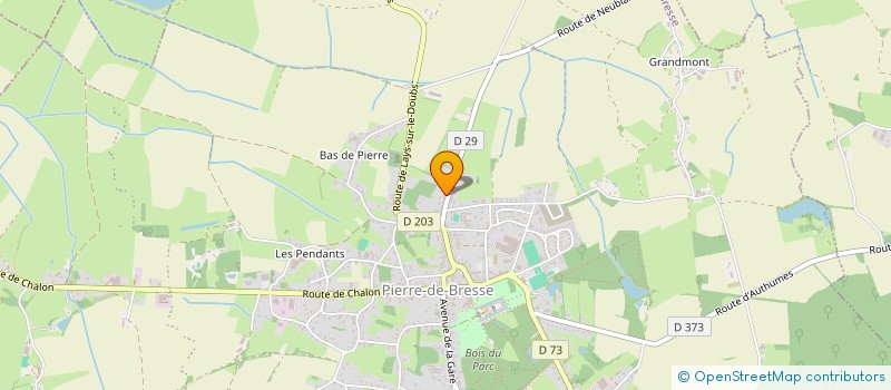 localisation de l'entreprise MONSIEUR ROBERT BALLEAUT à PIERRE-DE-BRESSE