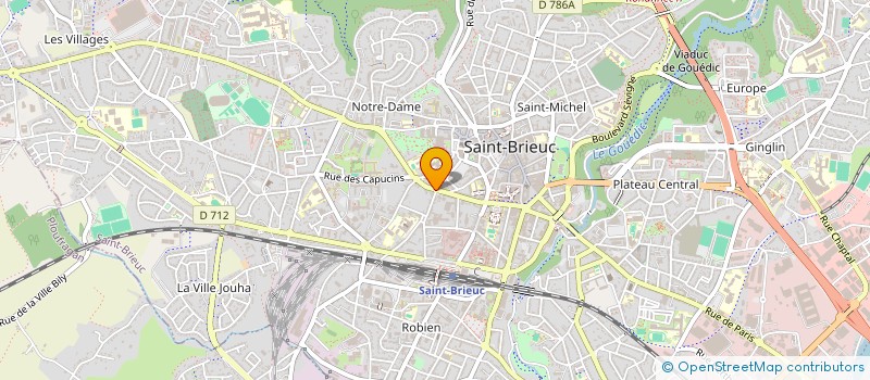 localisation de l'entreprise MONSIEUR ROBERT BALLOUARD à SAINT-BRIEUC