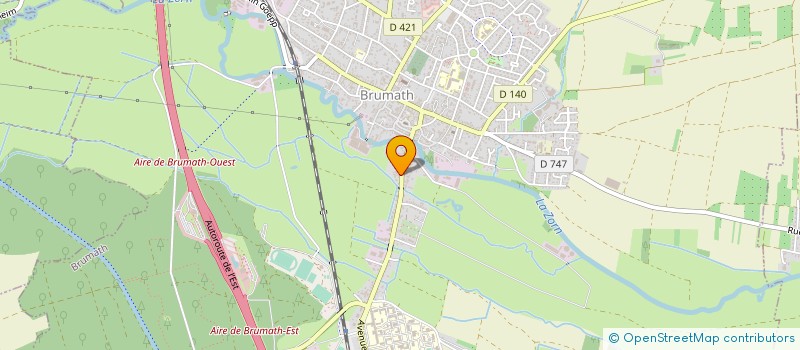 localisation de l'entreprise MONSIEUR ROBERT BALTZLI  BRUMATH