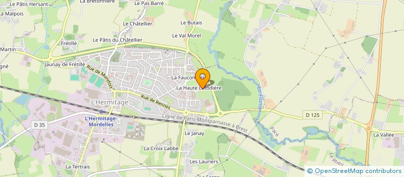 localisation de l'entreprise MONSIEUR ROBERT BARBIER à L'HERMITAGE