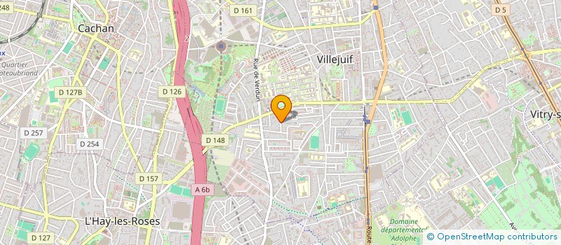localisation de l'entreprise MONSIEUR ROBERT BARBIER à VILLEJUIF