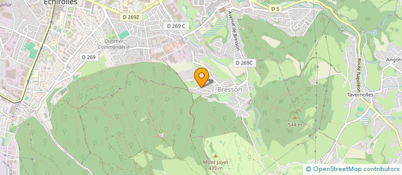 localisation de l'entreprise MONSIEUR ROBERT BARI  BRESSON