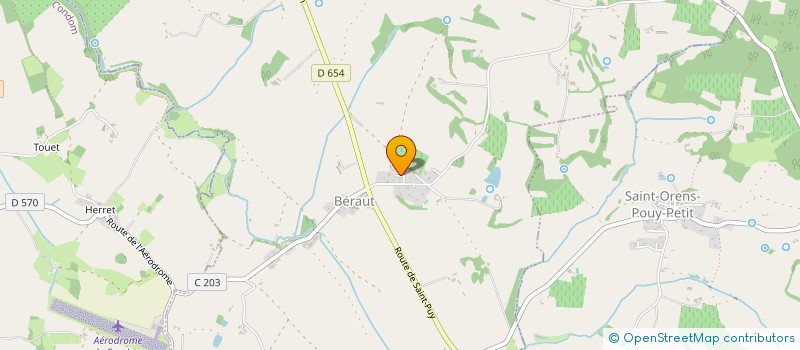 localisation de l'entreprise MONSIEUR ROBERT BARO  BERAUT