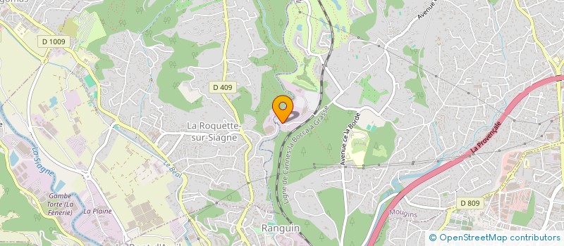 localisation de l'entreprise MONSIEUR ROBERT BARRAGATO à MOUGINS