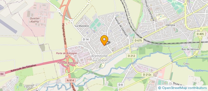 localisation de l'entreprise MONSIEUR ROBERT BARRAL  BRETTEVILLE-SUR-ODON