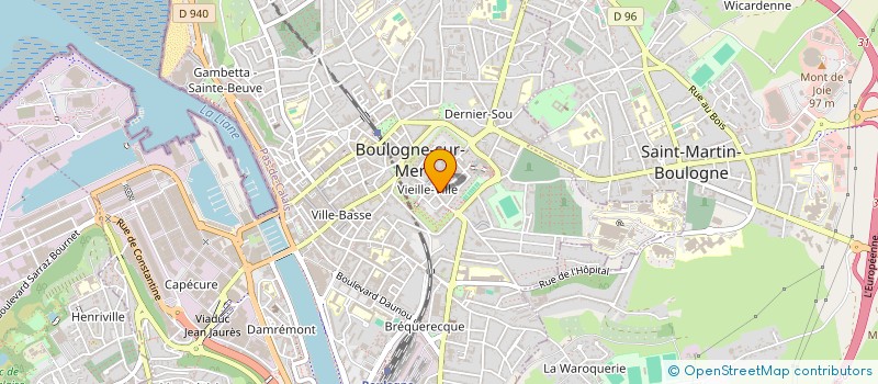 localisation de l'entreprise MONSIEUR ROBERT BARRAS à BOULOGNE-SUR-MER