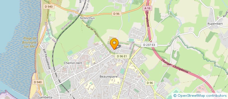 localisation de l'entreprise MONSIEUR ROBERT BARRE  WIMILLE