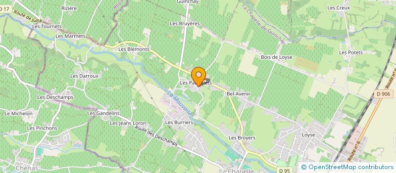 localisation de l'entreprise MONSIEUR ROBERT BARRET à LA CHAPELLE-DE-GUINCHAY