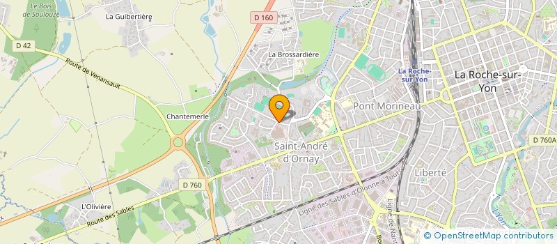 localisation de l'entreprise MONSIEUR ROBERT BARRIAC à ROCHE SUR YON (LA)