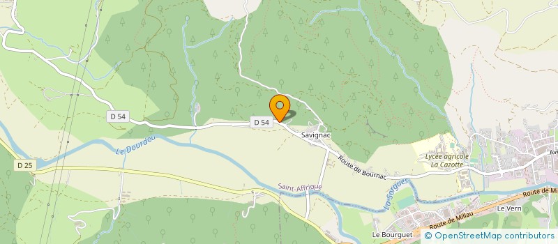 localisation de l'entreprise MONSIEUR ROBERT BARTHE  ST-AFFRIQUE