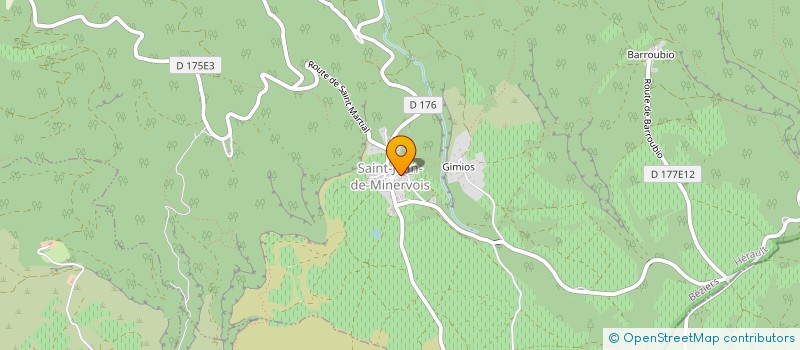 localisation de l'entreprise MONSIEUR ROBERT BARTHEZ  SAINT-JEAN-DE-MINERVOIS