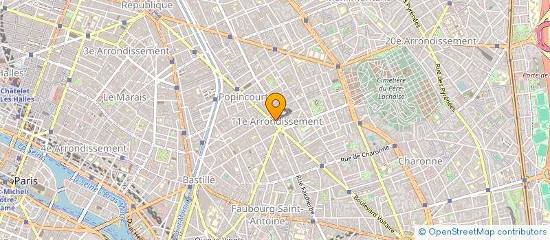 localisation de l'entreprise MONSIEUR ROBERT BARTOLI  PARIS