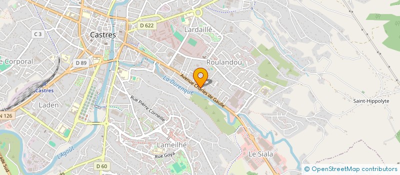 localisation de l'entreprise MONSIEUR ROBERT BASTARD  CASTRES