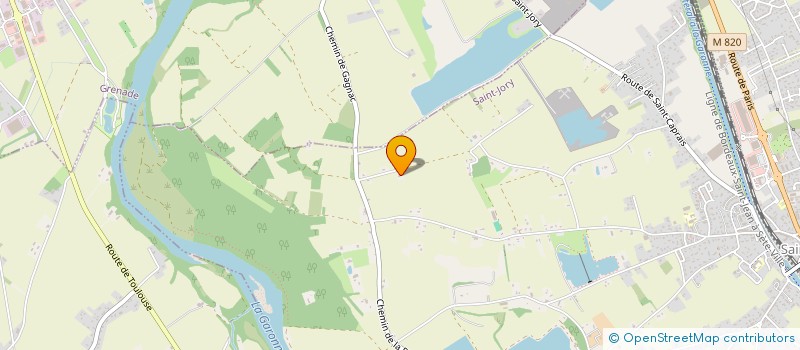 localisation de l'entreprise MONSIEUR ROBERT BATTISTELLA  SAINT-JORY