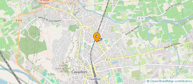 localisation de l'entreprise MONSIEUR ROBERT BAUD  CAVAILLON