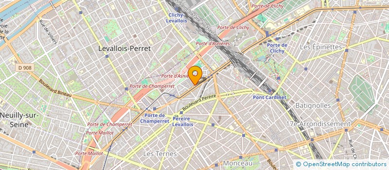 localisation de l'entreprise MONSIEUR ROBERT BAVEREL  PARIS