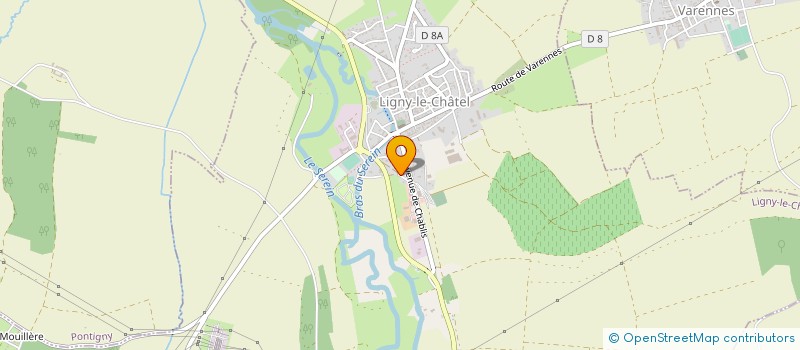 localisation de l'entreprise MONSIEUR ROBERT BEAU  LIGNY-LE-CHATEL