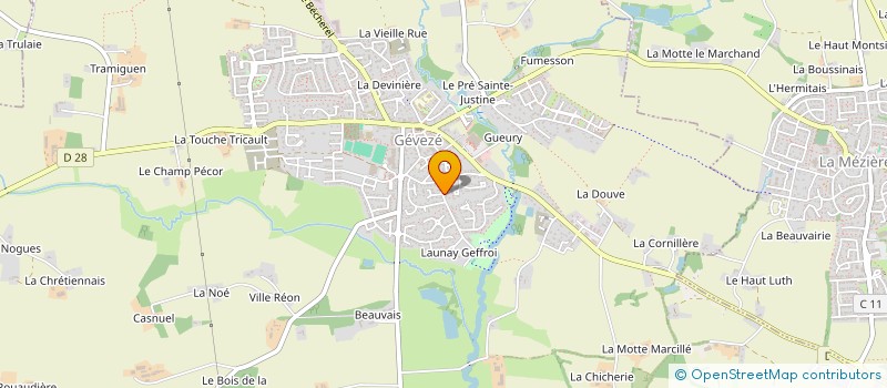 localisation de l'entreprise MONSIEUR ROBERT BEAULIEU à GEVEZE