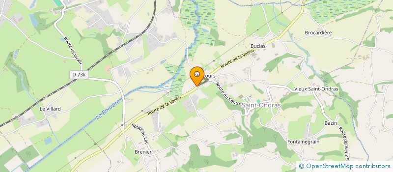 localisation de l'entreprise MONSIEUR ROBERT BELAVOIR  SAINT-ONDRAS