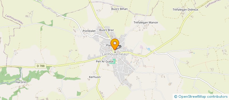 localisation de l'entreprise MONSIEUR ROBERT BELLEC  PLOUNEVEZ-LOCHRIST