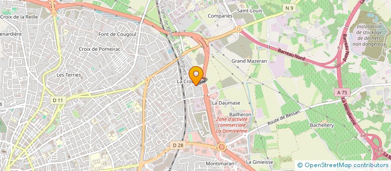 localisation de l'entreprise MONSIEUR ROBERT BELLER TOLVE à BEZIERS