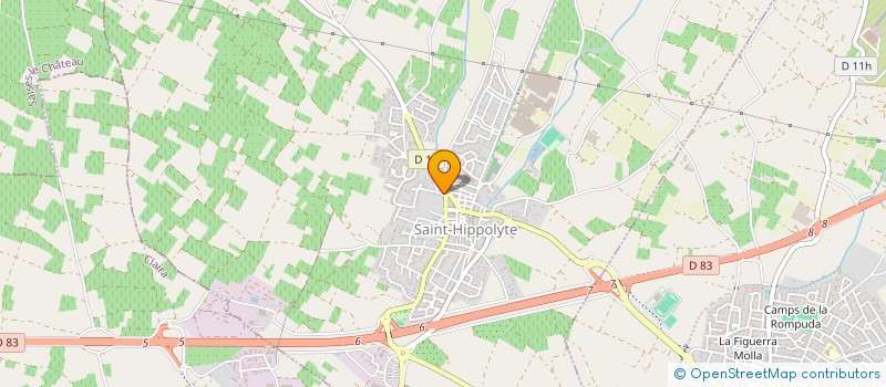 localisation de l'entreprise MONSIEUR ROBERT BELTRAN  SAINT-HIPPOLYTE