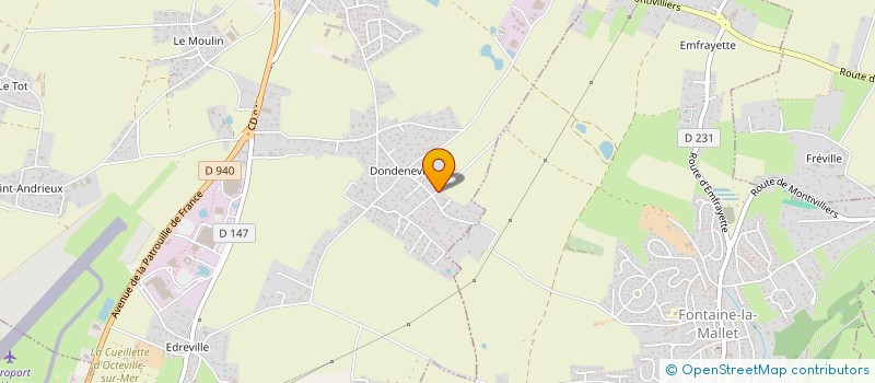 localisation de l'entreprise MONSIEUR ROBERT BENARD  OCTEVILLE-SUR-MER