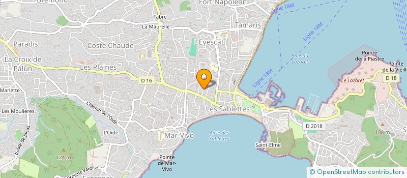 localisation de l'entreprise MONSIEUR ROBERT BENHAMOU à LA SEYNE-SUR-MER