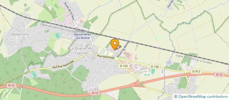 localisation de l'entreprise MONSIEUR ROBERT BERLUS  LA QUEUE-LES-YVELINES