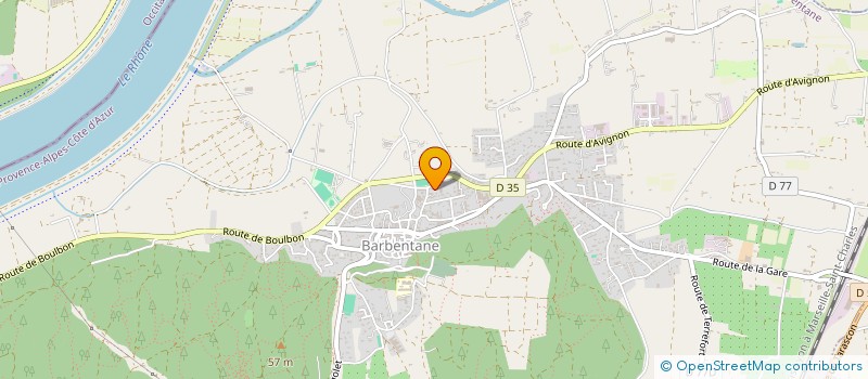 localisation de l'entreprise MONSIEUR ROBERT BERNARD  BARBENTANE