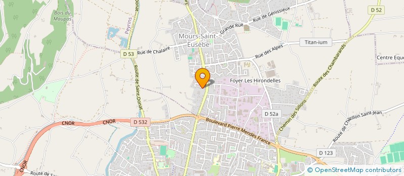 localisation de l'entreprise MONSIEUR ROBERT BERNARD  MOURS-SAINT-EUSEBE