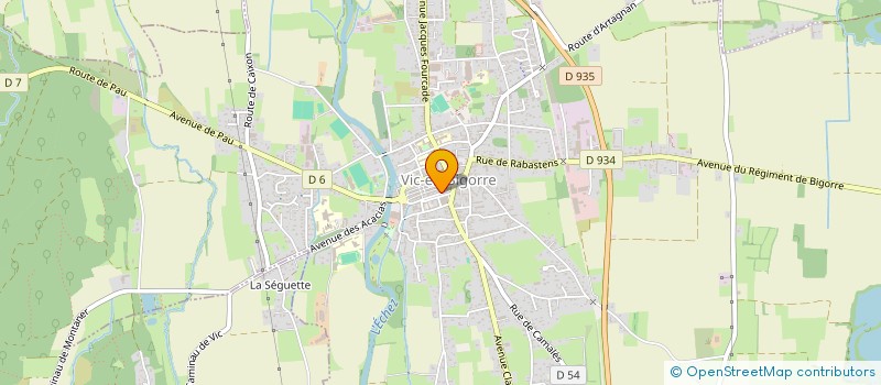 localisation de l'entreprise MONSIEUR ROBERT BERNIS à VIC-EN-BIGORRE
