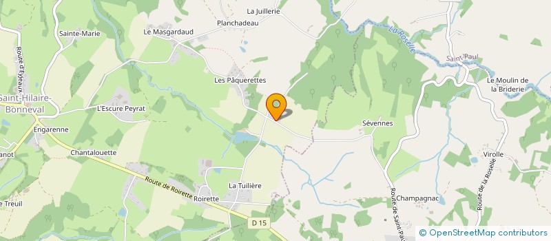 localisation de l'entreprise MONSIEUR ROBERT BERTHY à SAINT-GENEST-SUR-ROSELLE