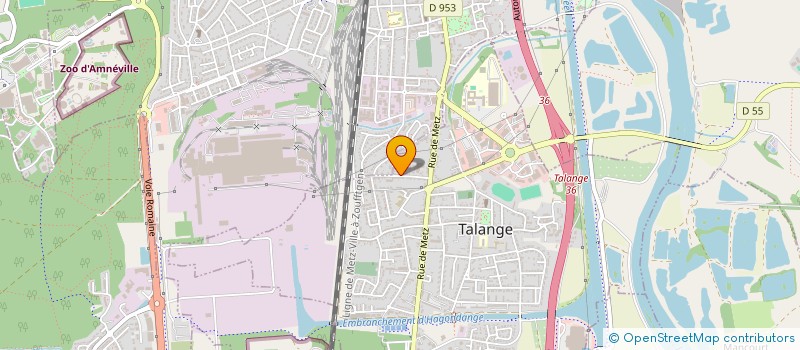 localisation de l'entreprise MONSIEUR ROBERT BERTIN  TALANGE