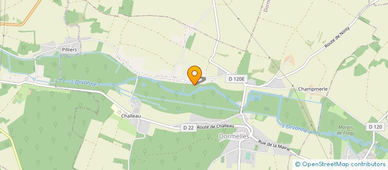 localisation de l'entreprise MONSIEUR ROBERT BERTIN  DORMELLES