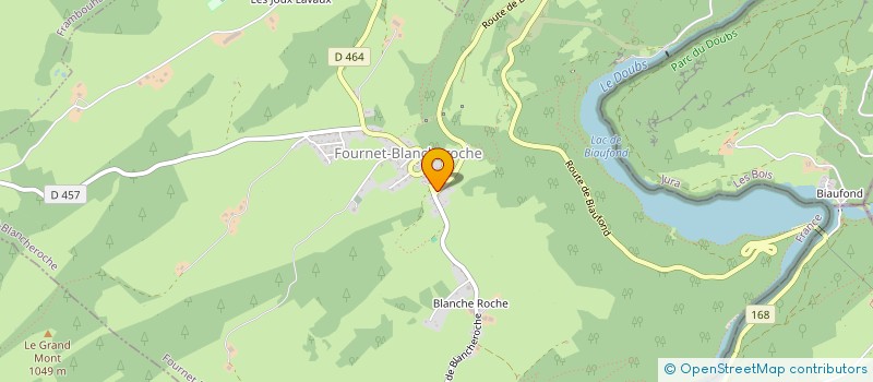 localisation de l'entreprise MONSIEUR ROBERT BERTOT  FOURNET-BLANCHEROCHE