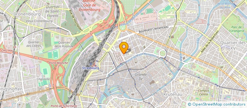localisation de l'entreprise MONSIEUR ROBERT BERTRAND à STRASBOURG