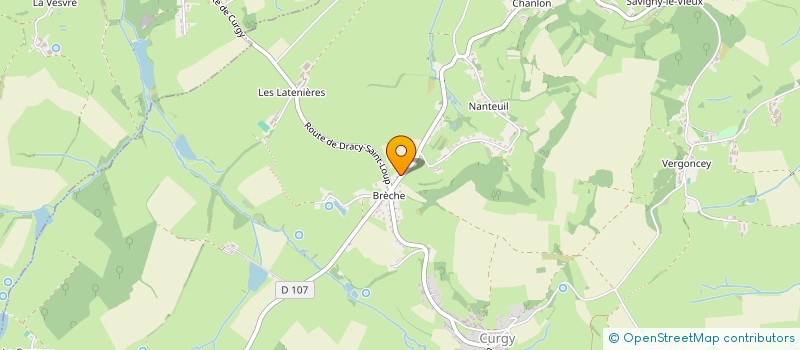 localisation de l'entreprise MONSIEUR ROBERT BERTRAND  DRACY-SAINT-LOUP