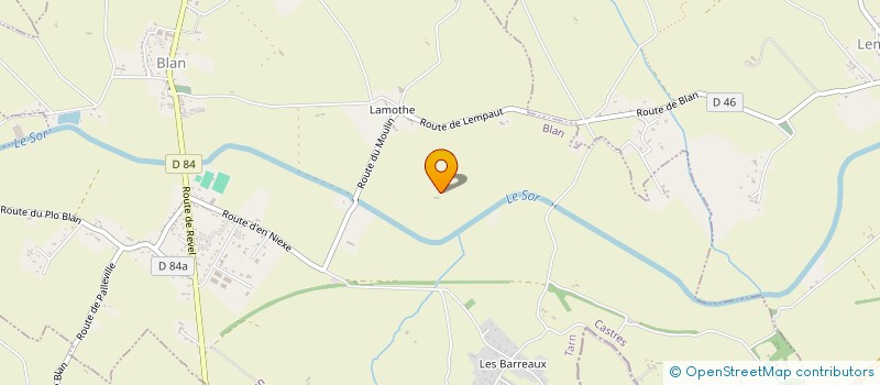 localisation de l'entreprise MONSIEUR ROBERT BESOMBES  LEMPAUT