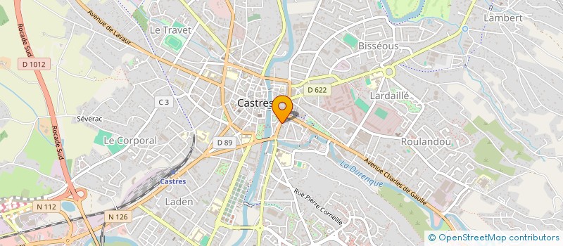 localisation de l'entreprise MONSIEUR ROBERT BESSE  CASTRES